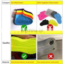 Amazon Top Sell Best Quality Unisex Reusable Shoes Protectors Waterproof Anti Slip Water Resistant Rain Silicone Shoes Covers thumbnail-2