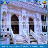 Wholesale Cheap White Marble Exterior Stairs & Handrail