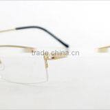 Metal Alloy Half-rim Men Wholesale Stylish Nice Glasses Frame thumbnail-3