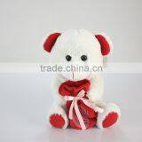 Plush Toy Christmas Bear Holdinng Candy Bag/Luck Soft Gift Toy Bear With Plush or Plastic Candy Bag /Stuffed Toy Bear in Clothes thumbnail-2