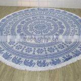 Custom Printed Mandala Roundie Beach Towel thumbnail-6