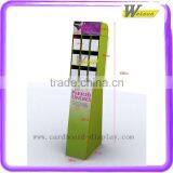 Jewelry Display Floor Stands Nail Polish Floor Standing Rack Display Cardboard Floor Display
