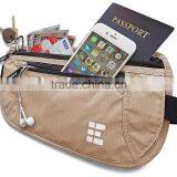 Factory Waterproof Nylon Travel Money Belt RFID Blocking Wallet & Phone Pocket thumbnail-2