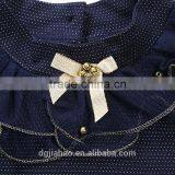 Best-selling Winter Long Sleeve Beads Thicken Top Fashion Girl t Shirt 4-12y thumbnail-3