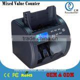 Mixed Notes Currency Counter/Money Counter/Bill Counter with UV,MG/MT,IR Fake Note Detection for USD&Euro(EUR)