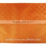 100% Polyester Colourful Jacquard Yellow Table Placemat thumbnail-1