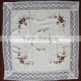 Polyester Tablecloth Cotton Lace Ribbon Embroidery thumbnail-1