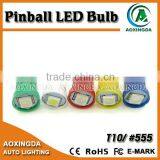 High Quality Pinball Led Manufacturer T10 555 LED Pinball Lamp
