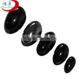 Wholesale Handmade Black Obsidian Jade Eggs Kegel