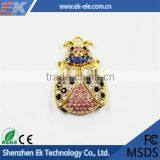 OEM Cute Cartoon 16gb Usb Flash Drive With Keychain Flash Memory, Diamond Usb