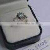 Topaz and Garnet Silver Rings thumbnail-1