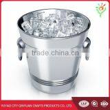 High Quality Big Stainless Steel Ice Bucket, Large Ice Bucket thumbnail-1