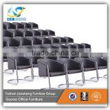 Modern Comfortable Cheap Price of Office Leather Metal Frame Single Sofa S419 thumbnail-3