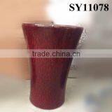 Pot for Flower Maroon Outdoor Big Porcelain Planter Pot Wholesale thumbnail-3