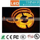 SMD3528 120leds/m IP65 Flexible LED Strip Yellow Color