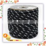hot sale black and white 6mm round elastic bungee string for jewelry making