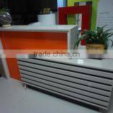 Office Furniture Solid Surface Semi Circle Reception Desk