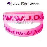 Silicone Wrist Band With Country Logo Printed , Factory Direct Supply Cheap Custom Silicone Bracelet thumbnail-6