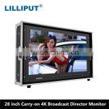 28" Screen Size and 3G-SDI,HDMI Interface Type 28 Inch LED 4K Monitor