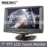 7 inch widescreen av input tft lcd dispaly hdmi vga input ultra thin monitor