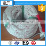 white 3 strands twisted nylon rope