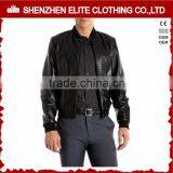 Pakistan Karachi Custom Sheep Leather Jackets for Men Black thumbnail-4