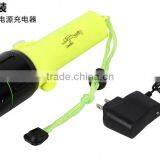 Hot Sales Factory Supply Rechargeable Waterproof Torch Light T6 LED Diving Powerful Led Flashlight thumbnail-6