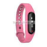 2016 Bluetooth Heart Rate Monitor Smart Bracelet Waterproof For Women Smart Watch Fitness Tracker thumbnail-4