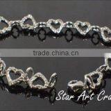 B024 Stainless Steel Heart Shape Bracelets thumbnail-1