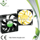 xinyujie 80*80*15mm 12/24v all kinds of electric fans dc brushless fan portable ventilator exhaust fan 6 inch