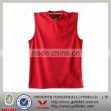 Loose mens tank top with wide shoulder