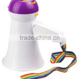 plastic light weight and portable megaphone