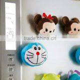 Hot-selling Lovely Cartoon Animal Style Mickey Sulley and Wazowski Stuffed Plush Fridge Magnet Toy Doll