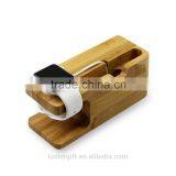 2015 Hot Selling ! For Apple Watch Stand Wood , 2 in 1 Stand Holder for IPhone thumbnail-2