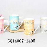 310ml Decal Printing Bone China Dinnerware New Design Good Sale for Gift thumbnail-6