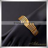 New Trendy Special Design High Quality Thick Gold Bangle thumbnail-3