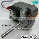 Electric fan motor Shaded Pole Motor for air conditioner, oven, ventilator YJ61-20: 120V, 60hz, CL.B