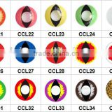 hot selling halloween crazy cosplay cat eye contact lenses