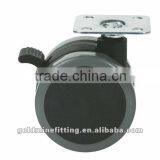 JWPUQ50 Swivel Rubber Caster Wheels With Stable Quality thumbnail-1