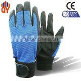 Good Quality PU Leather Safety Working Summer Hand Gloves thumbnail-1