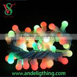 Waterproof outdoor christmas decorative led ball string light