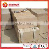 Yellow Limestone Fireplace thumbnail-3