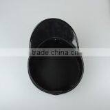 Black Military Officer Hat Service Cap Uniform Pilot Cap With Embroidery Label thumbnail-3