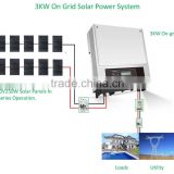 3KW On-grid Single Phase Solar Power System