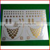 Metallic Gold Necklace Tattoo, Temporary Tattoo Stickers thumbnail-2
