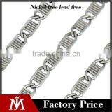 Stainless Steel Flat Silver New Design Biker Chain Jewelry thumbnail-1