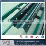 Hot Dip Galvanized Highway Guardrail Roll Forming Machine With PLC Control System