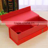 Chinese Factories Wholesale Custom Cardboard Wine Box, Red Beautiful Gift Box