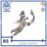 drop froged scaffolding tube double coupler