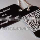 metal qr pet id tag wholesale custom qr code pet id tag